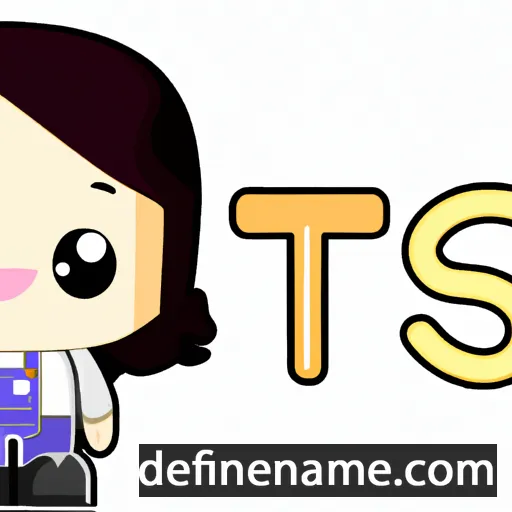 cartoon of the name Teis