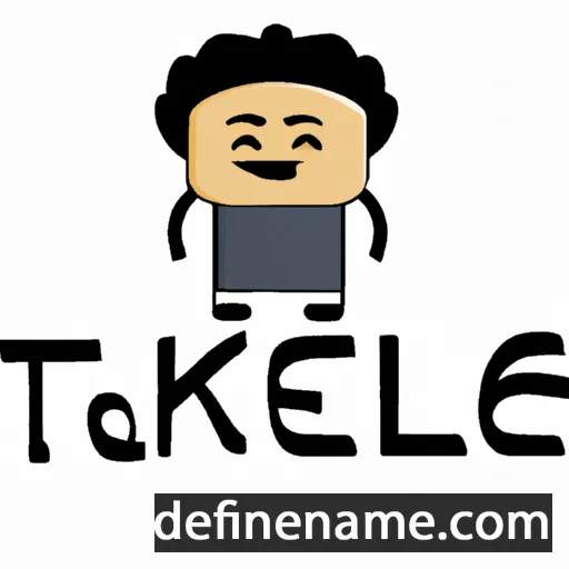 cartoon of the name Tekale