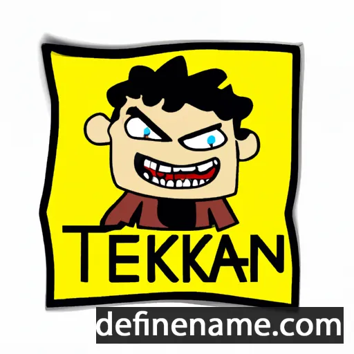 cartoon of the name Tekan