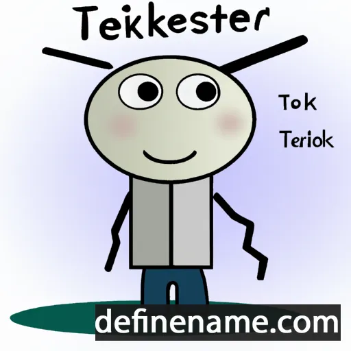 cartoon of the name Tekkeitsertok