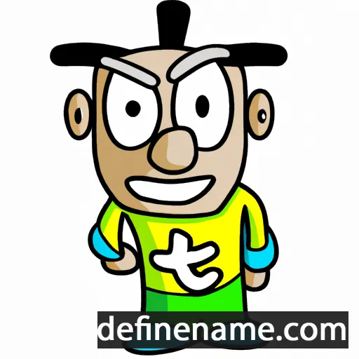 cartoon of the name Tekki