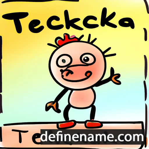 cartoon of the name Tekleczka