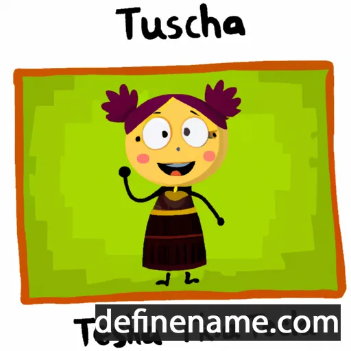 cartoon of the name Teklusha