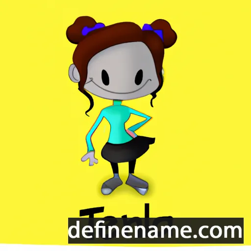 cartoon of the name Telena