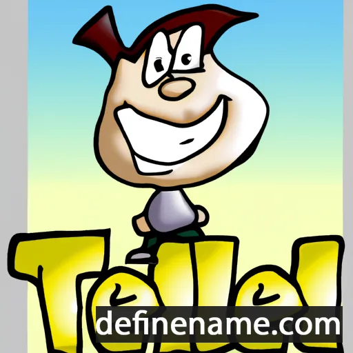 cartoon of the name Telle