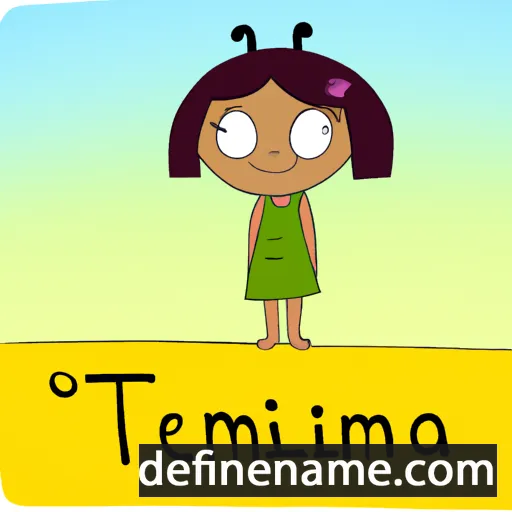 cartoon of the name Telmina