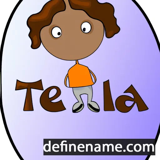 cartoon of the name Telva