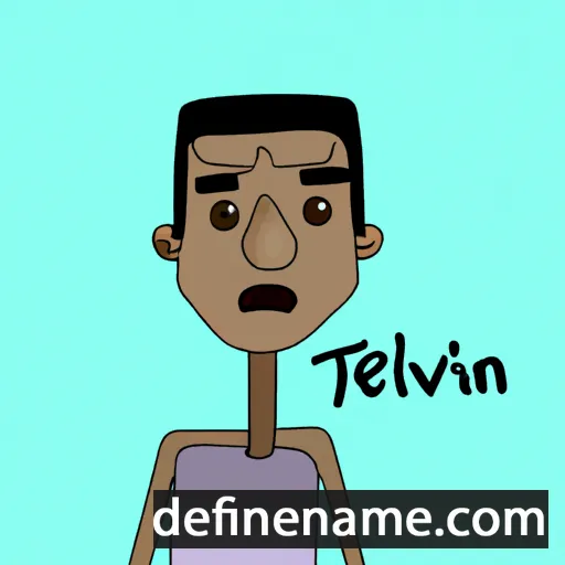 cartoon of the name Telvin