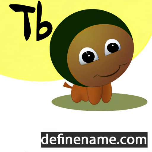 cartoon of the name Temba