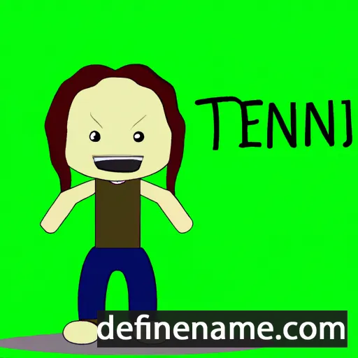 cartoon of the name Temeni