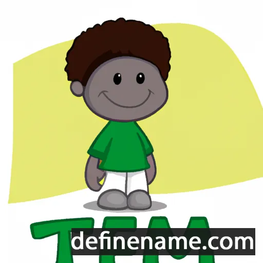 cartoon of the name Temi