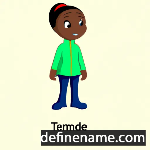 cartoon of the name Temidire