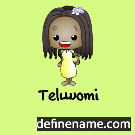 cartoon of the name Temiloluwa