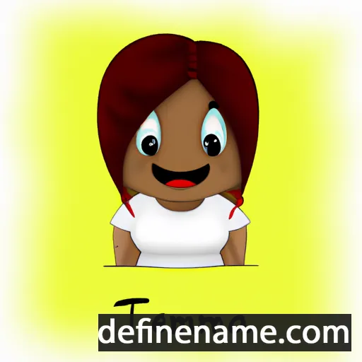 cartoon of the name Temima