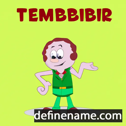 cartoon of the name Temirberdi