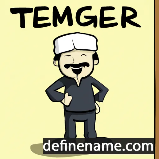 cartoon of the name Temirgul