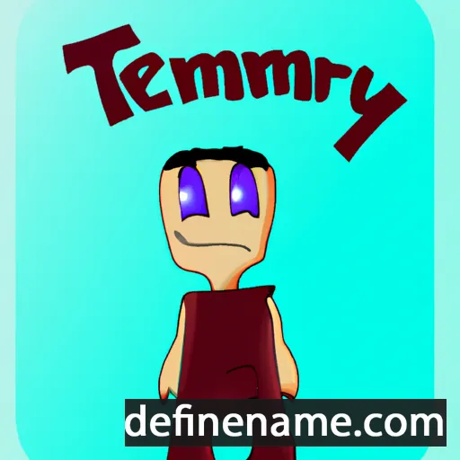 cartoon of the name Temirniyoz