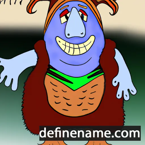 cartoon of the name Temirpo'lat