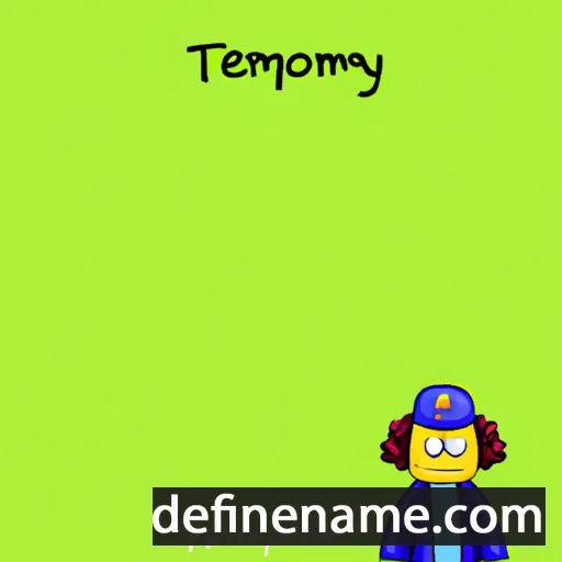 cartoon of the name Temirtoy