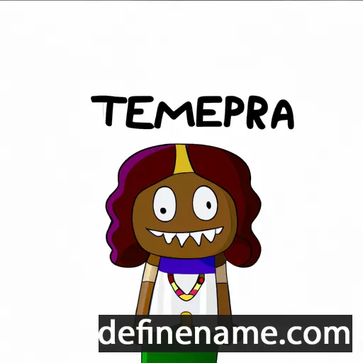 cartoon of the name Temmaraja