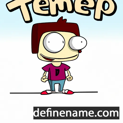 cartoon of the name Tempie