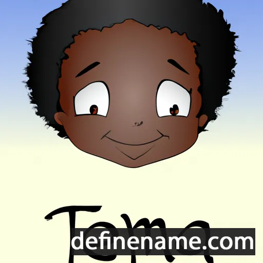 cartoon of the name Temwa