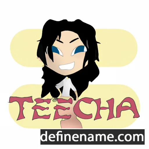 cartoon of the name Tencha