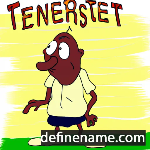 cartoon of the name Teneriste