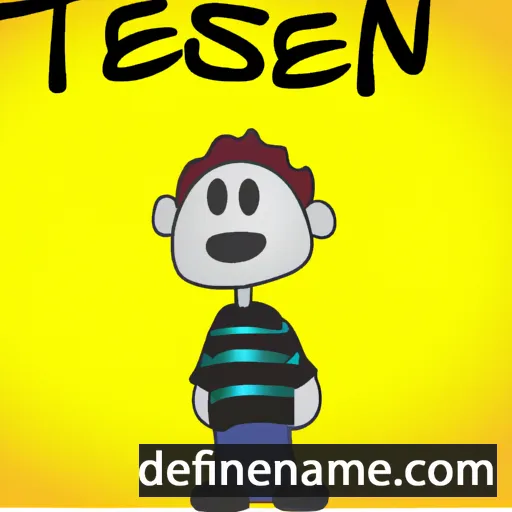 cartoon of the name Tenesen