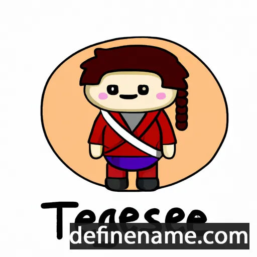 cartoon of the name Tengausasabe