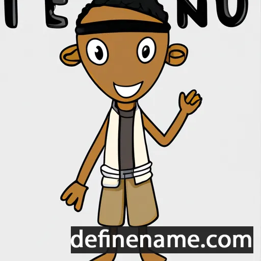 Teniu'usi cartoon