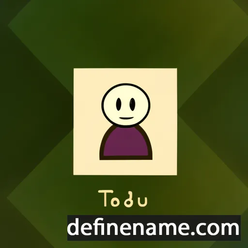 cartoon of the name Teòdul