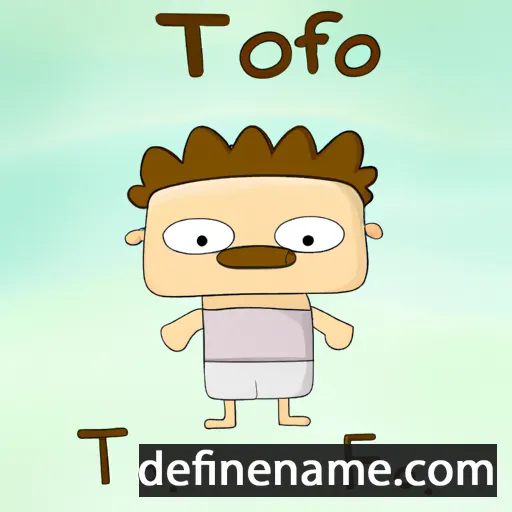 cartoon of the name Teòfor