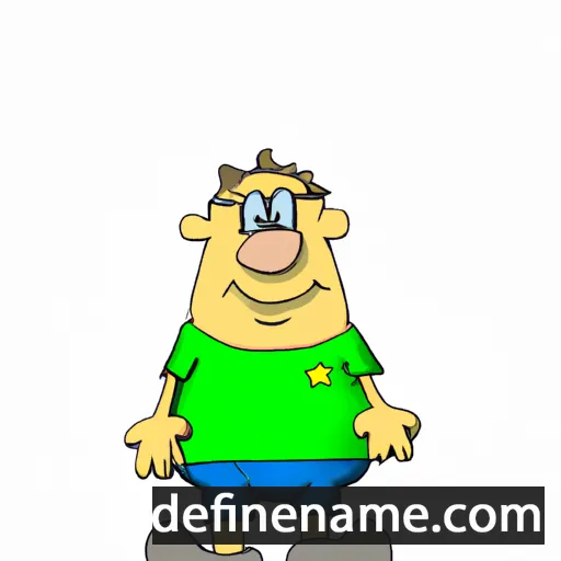 Teodebert cartoon