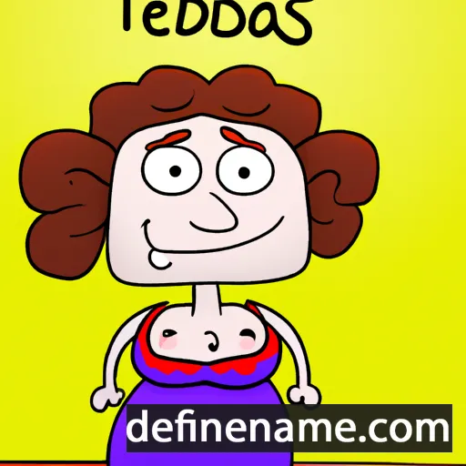 cartoon of the name Teodoras