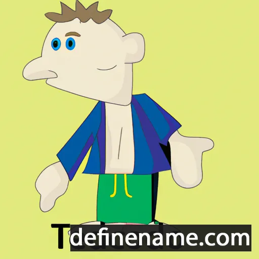 cartoon of the name Teodoric