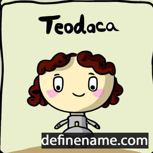 Teodorica cartoon