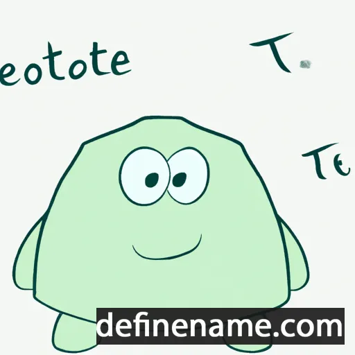 cartoon of the name Teodorite