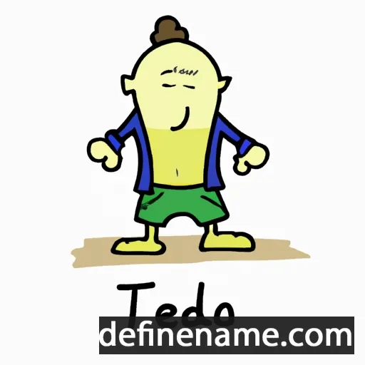 cartoon of the name Teodoru