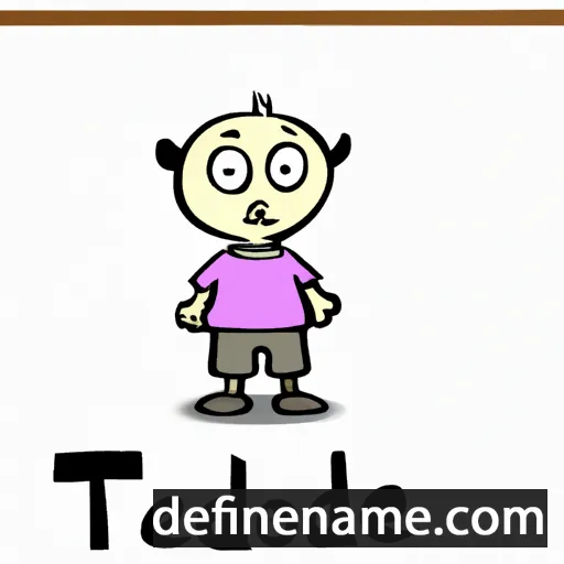 cartoon of the name Teodozije