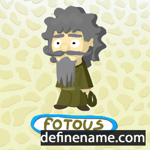 cartoon of the name Teofiilus