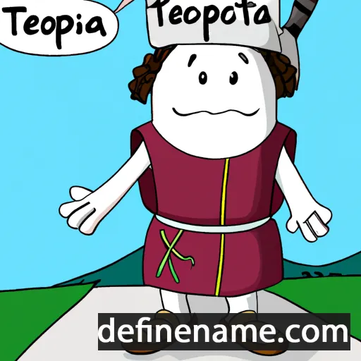 Teopista cartoon