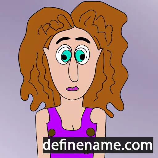 cartoon of the name Teosia