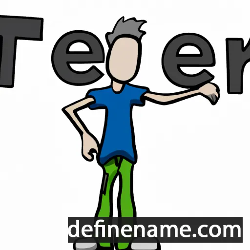 cartoon of the name Ter