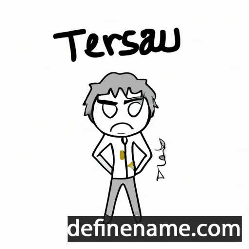 cartoon of the name Terasu