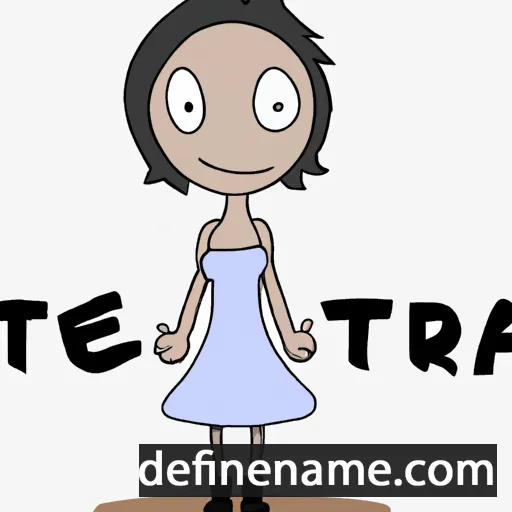 cartoon of the name Tercia