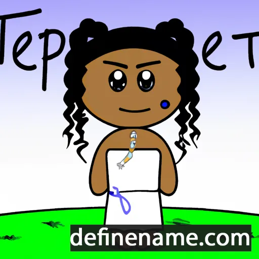 cartoon of the name Tereapiʻi