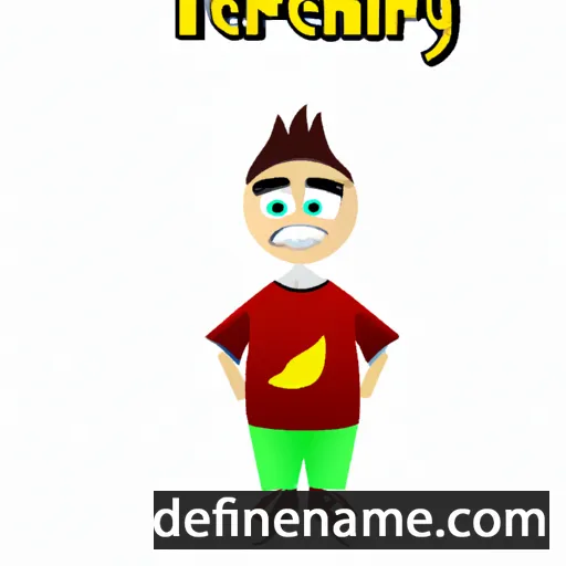 cartoon of the name Terenty