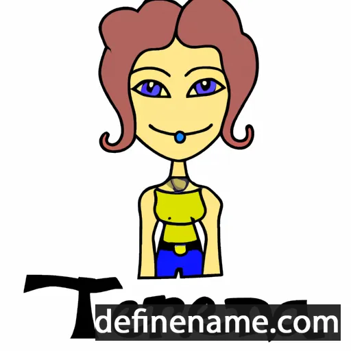 cartoon of the name Terenzia