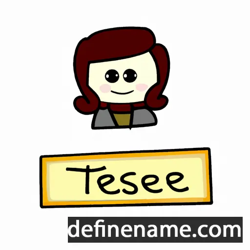 cartoon of the name Teresė